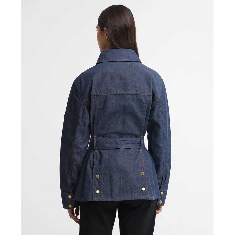 Barbour International Denim International Belted Jacket image number 1